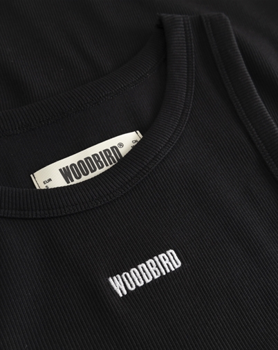 Woodbird - WBDee Rib Tank Top - Black 